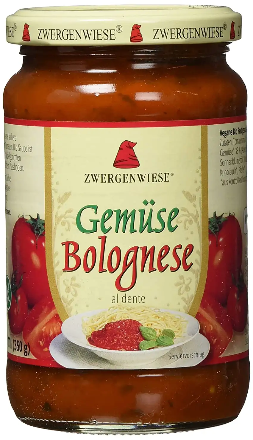 Zwergenwiese Gemüse Bolognese, 350 g