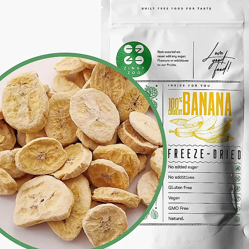Gefriergetrocknete Bananen | Getrocknete Bananen Ohne Zucker | Gefriergetrocknet Banan | Trockenfrüchte Bananen | Bananen Frisch Gefriergetrocknete Früchte | Freeze Dried Fruit Banana Slices