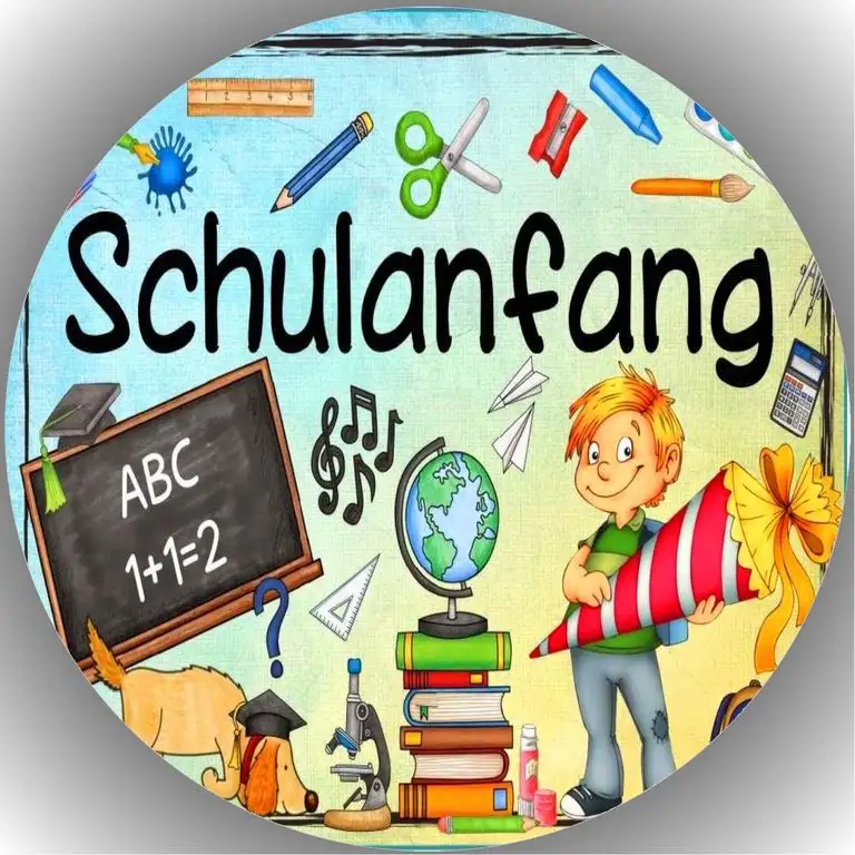 Premium Esspapier Tortenaufleger Einschulung / Schulanfang T14