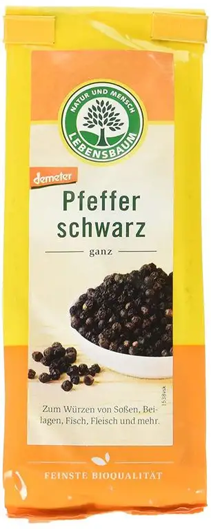 Lebensbaum Pfeffer, schwarz, ganz Bio, 3er Pack (3 x 50 g)