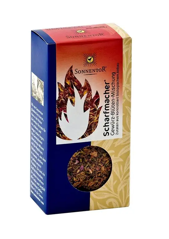 Sonnentor Scharfmacher Gewürz-Blüten-Mischung, 1er Pack (1 x 30 g) - Bio