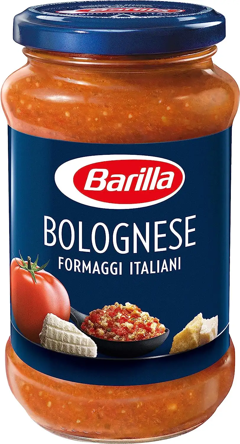 Barilla Pastasauce Bolognese Formaggi Italiani – Bolognese-Sauce 1 Glas (1x400g)