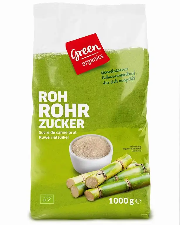 Green Bio Roh-Rohrzucker, 1 kg