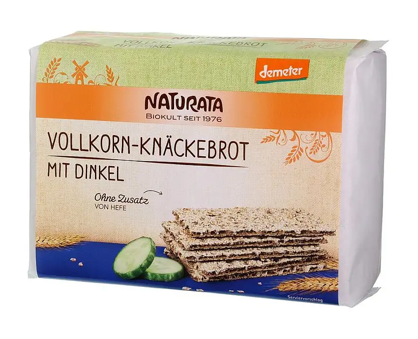 Naturata Vollkorn-Knäckebrot mit Dinkel (250 g) - Bio