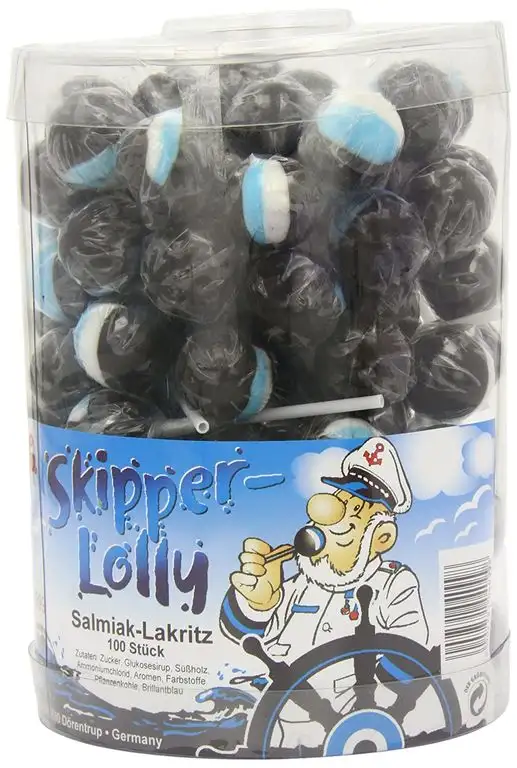 Küfa Skipper Lolly Salmiak Lakritz 100 St. 1,7kg