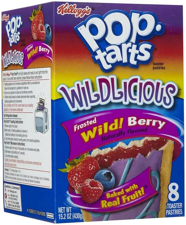 Kellogg's Frosted Wild Berry Pop Tarts - Kellogs Waldbeeren Pop Tarts mit Glasur