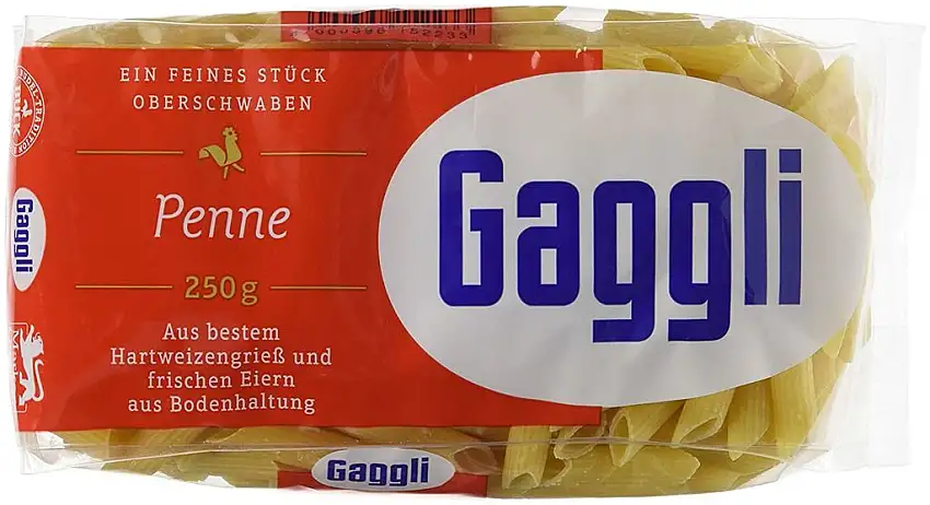 Gaggli Frischeier-Nudeln Penne, 250 g