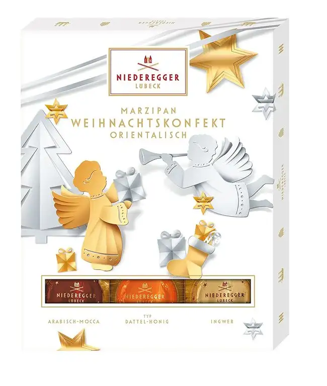 Niederegger Marzipan Weihnachtskonfekt orientalisch, (1 x 120 g)