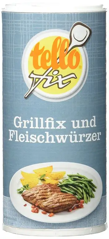 tellofix Grillfix & Fleischwürzer, 1er Pack (1 x 135 g Packung)