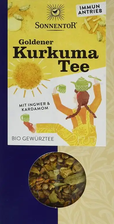 Sonnentor Bio Goldener Kurkuma Tee lose bio (1 x 120 gr)