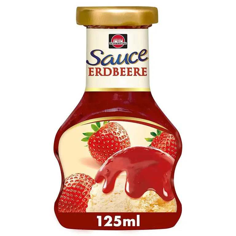 Schwartau Dessert Sauce Erdbeere, 125 ml