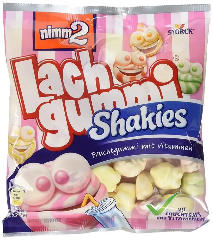 nimm2 Lachgummi Shakies (15 x 225g) / Fruchtgummis mit Vitaminen