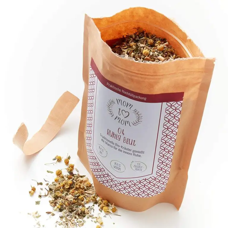 mom to mom Bio Tee XL Ruhig Blut, Schwangerschaft, für gestresste Mütter, Entspannung, 100g loser Biotee (XL Packung (100g))