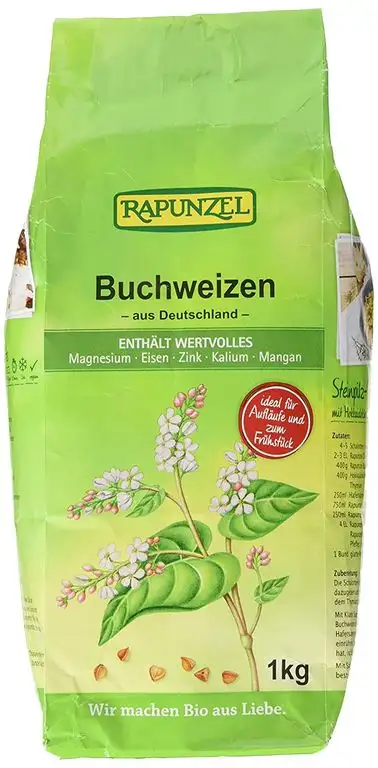 Rapunzel Buchweizen, 2er Pack (2x 1 kg) - Bio