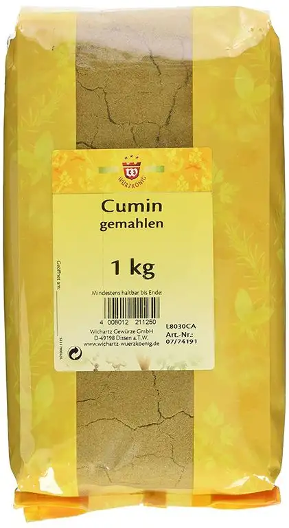 Wichartz Würzkönig Kumin gemahlen, 2er Pack (2 x 1 kg)
