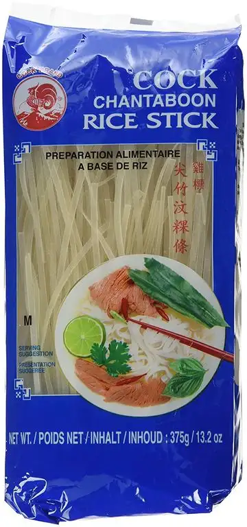 Cock Reisnudeln, 3 mm, 1. Qualität, 5er Pack (5 x 375 g Packung)