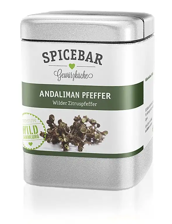 Spicebar Wilder Andaliman Pfeffer aus Sumatra, Zitronig bitzelnd (1 x 25g)