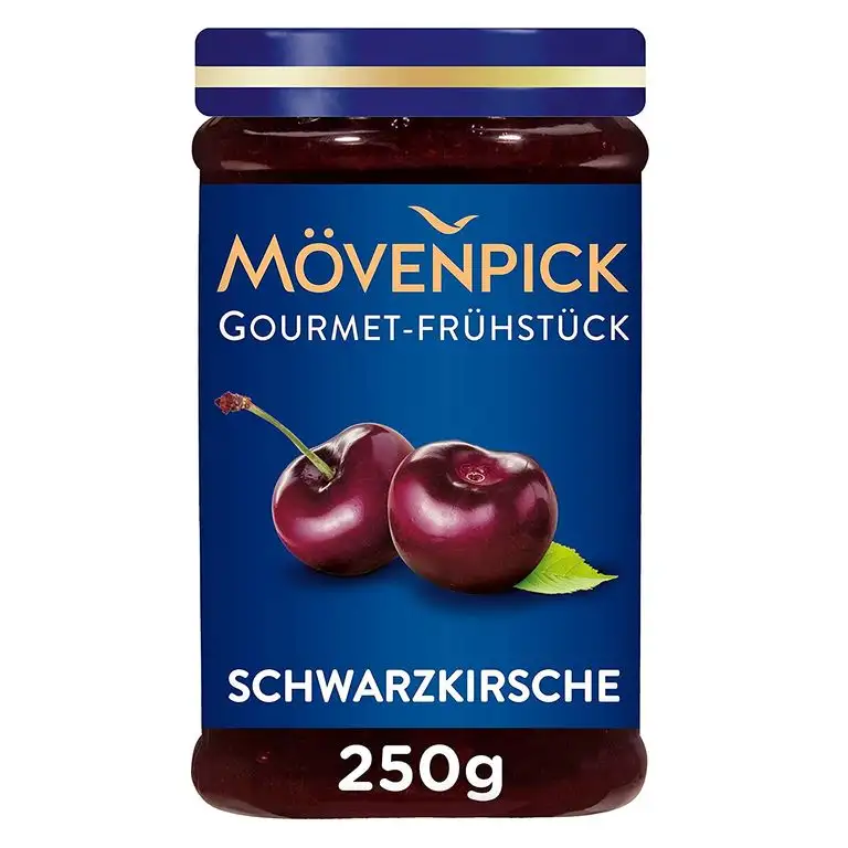 Mövenpick Gourmet-Frühstück Baseler Schwarzkirsche, Fruchtaufstrich, 250 g