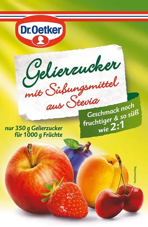 Dr.Oetker - Gelierzucker mit Süßungsmitteln aus Stevia - 350g