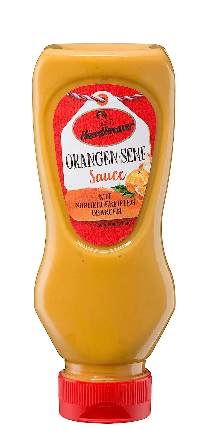 Händlmaier's Feinkost-Sauce Orangen-Senf, 8er Pack (8 x 225 ml)