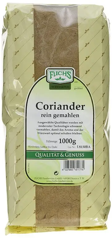 Fuchs Coriander rein gemahlen, 3er Pack (3 x 1 kg)