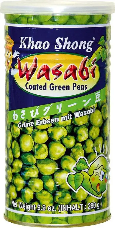 Khao Shong - grüne Erbsen mit Wasabi - 280g