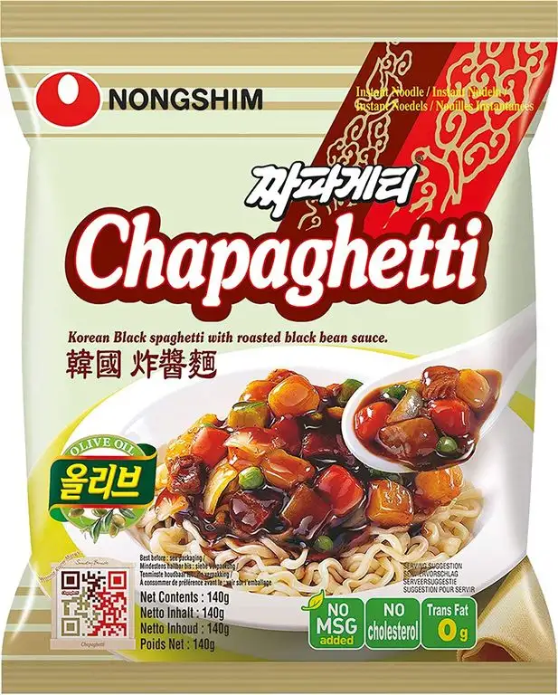 Nong Shim Instantnudeln Chapaghetti – Traditionelles koreanisches Nudelgericht - Instantnudeln - schnelle Zubereitung – 20er Vorteilspack à 140g