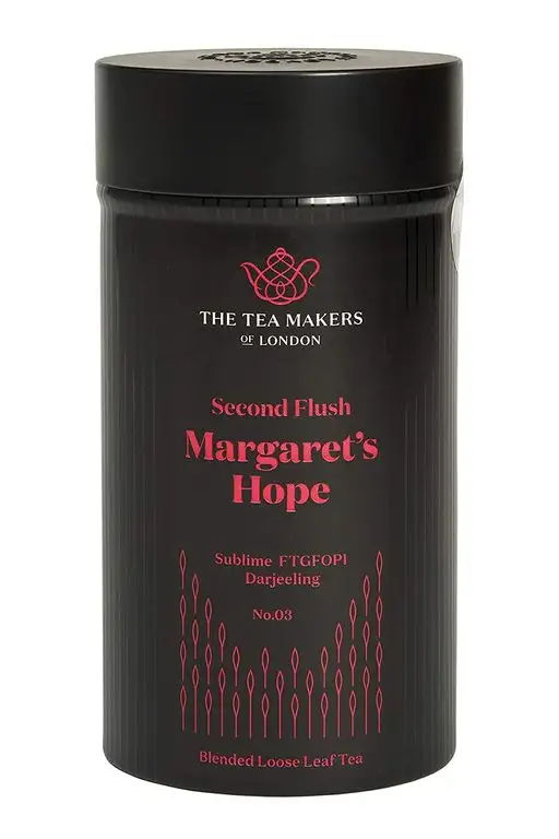 The Tea Makers of London Darjeeling Margarets Hope FTGFOP1 Second Flush schwarzer Tee vom Teekontor, 1er Pack (1 x 125 g)