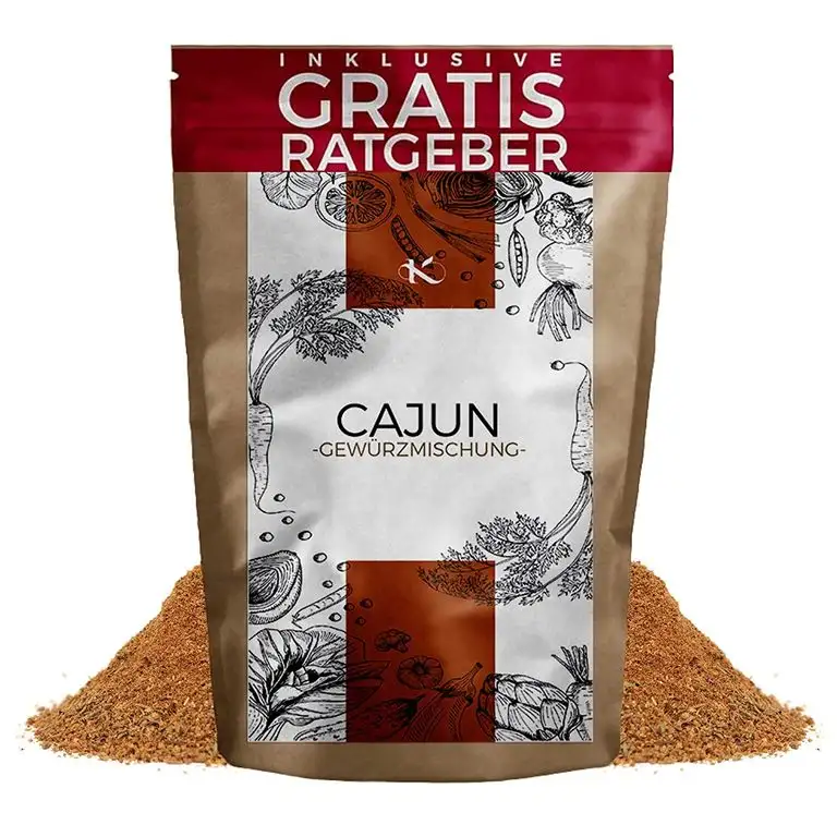 Cajun Gewürz gemahlen 250g | Gewürzmischung scharf für Jambalaya & Gumbo inkl. gratis Ratgeber | Gewürzspezialität aus Cajun-Küche USA spice seasoning