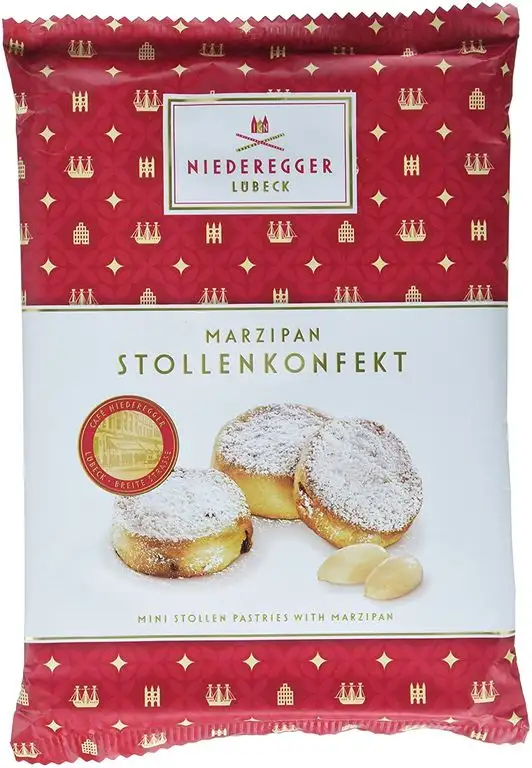 Niederegger Marzipan Stollenkonfekt, 2er Pack (2 x 150 g)