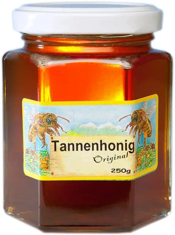 Deutscher Tannenhonig - 250g Tannen Honig flüssig - Bienenhonig in bester Qualität