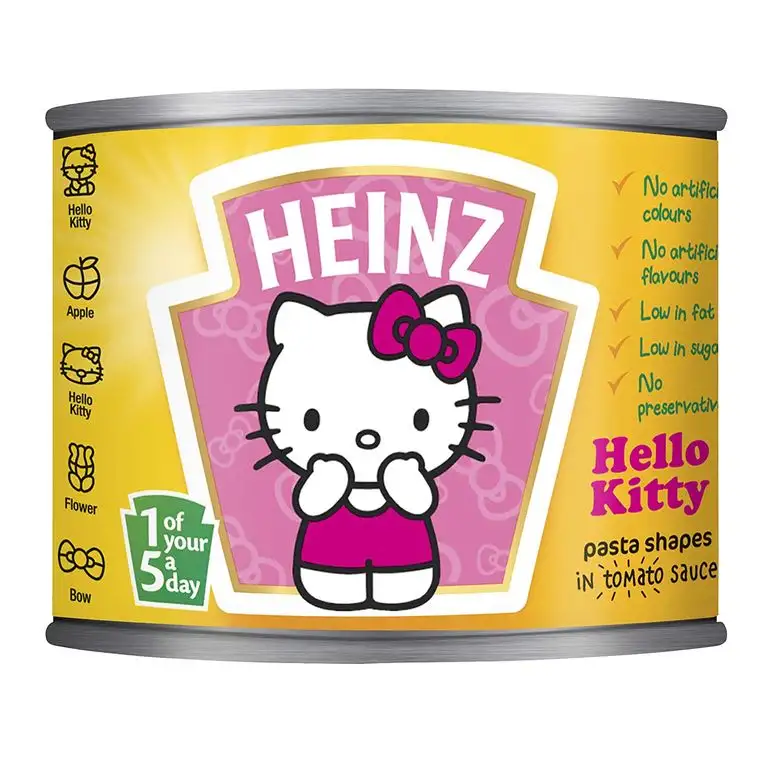 Heinz Hello Kitty Pasta Shapes 205g