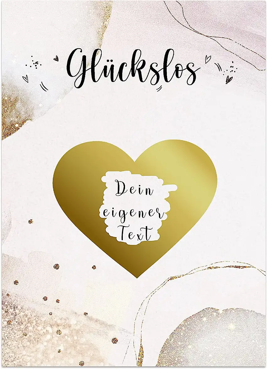 Bamboorilla 10 Rubbelkarten zum selber machen - Rubbellose zum selber beschriften - Schwangerschaft verkünden - Wir bekommen ein Baby - Du wirst Oma/Opa/Papa/Tanta - Trauzeugin fragen (Glamour)