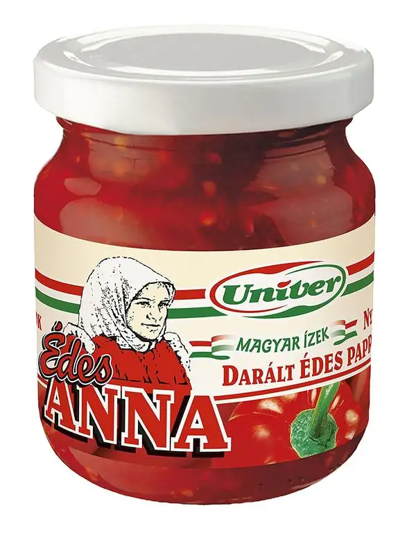 Paprikapaste mild Edes Anna ("Süße Anna"), 200g Glas - Paprika, püriert