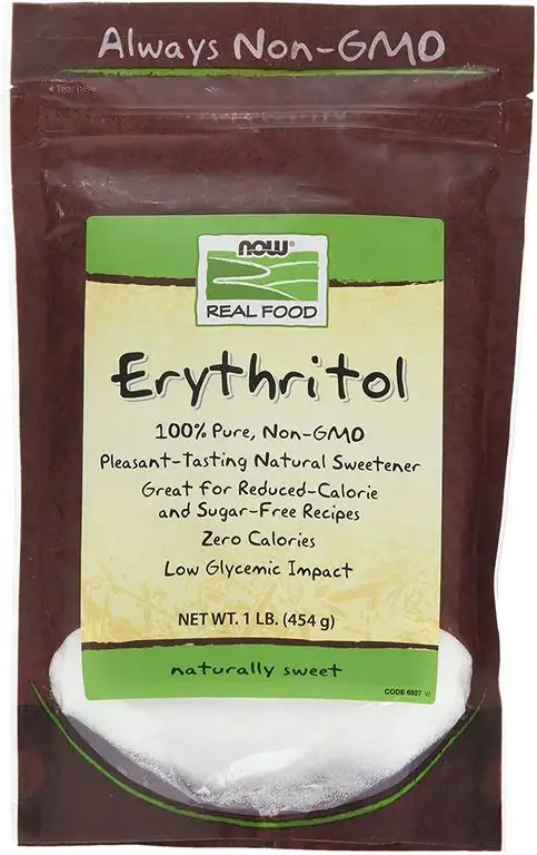 Now Foods, Erythrit, 100% reine natürliche Süßstoff, 1 lb (454 g)
