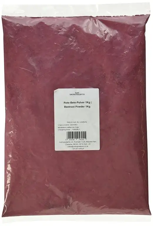 JustIngredients Rote-Bete-Pulver, Beetroot Powder, 1er Pack (1 x 1 kg)