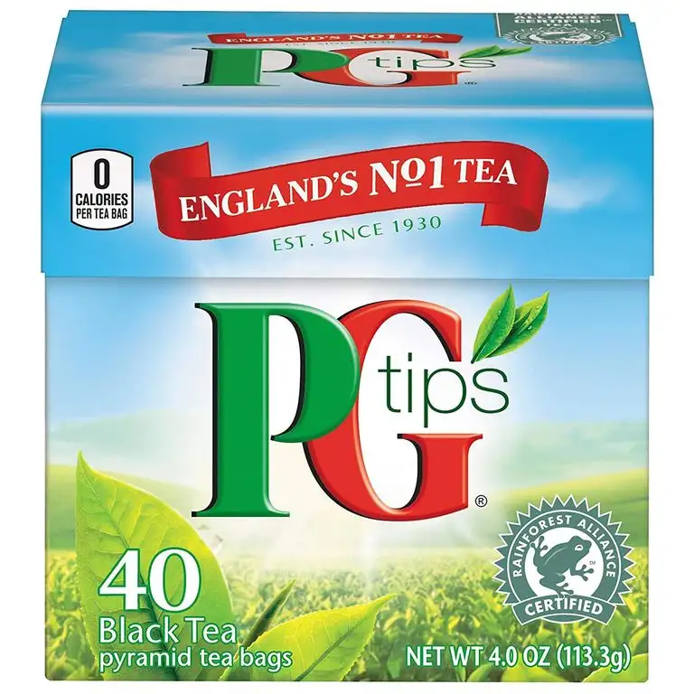 PG Tips Schwarzer Tee, 1er Pack (1 x 116g)