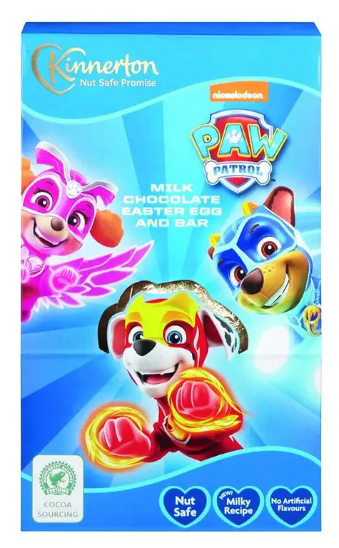 Paw Patrol Milchschokolade Osterei und Riegel - 62g