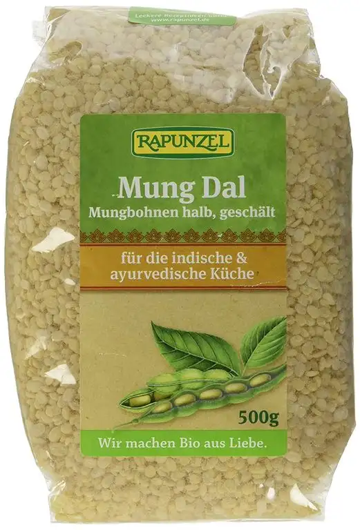 Rapunzel Mung Dal, Mungbohnen halb, geschält , 500 g