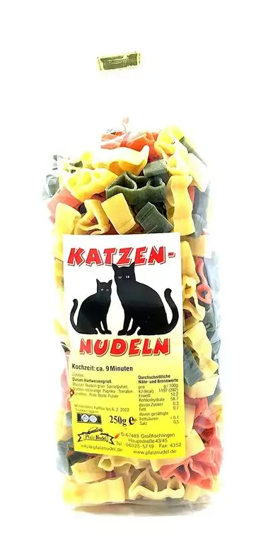 Gutting Pfalznudeln Katzen Pasta 250g - Nudeln mit Motiv Katze