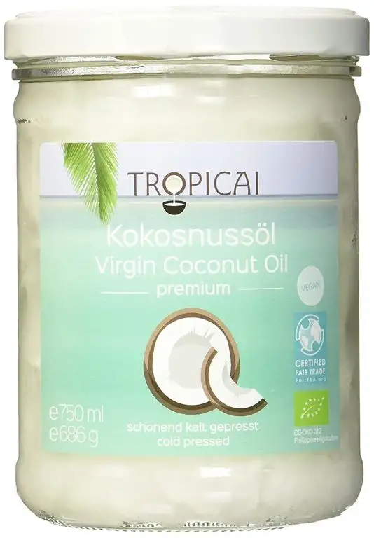 Tropicai - Reines Fair-Trade Bio-Kokosöl - zum genießen und verwöhnen - Philippinen - 750 ml