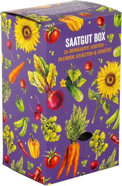 Corasol Microgreens Adventskalender 2020 XXL, 24 Mikrogemüse-Saatgut Anzucht-Sets, 100% Bio, 24-teilig (1 Set)