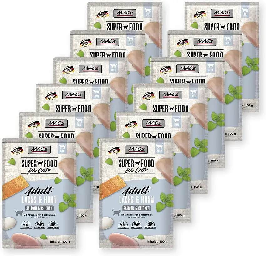 Lachs & Geflügel 12 x 100 g