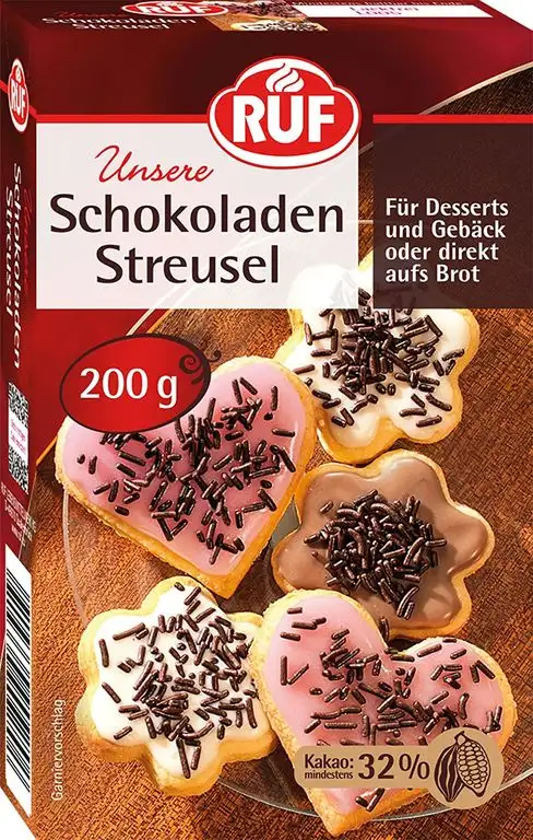 Ruf Schokoladen Streusel, 200 g