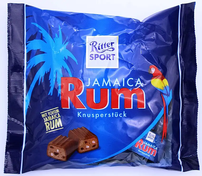 Ritter Sport Jamaika Rum Knusperstück, 5er Pack ( 5 x 200 g )
