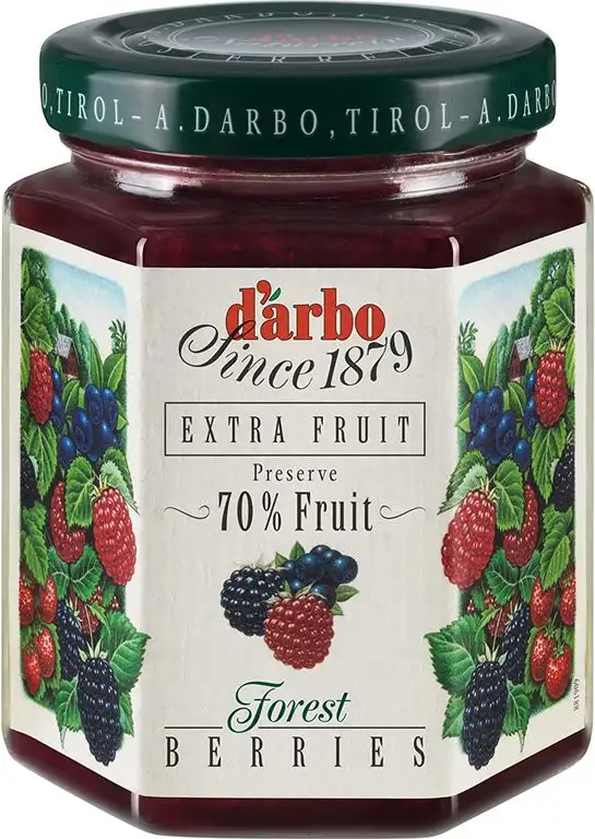 Darbo Naturrein Fruchtreich Konfitüre - Waldbeer - 200 g