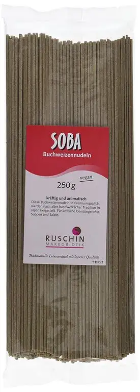 Ruschin Soba-Nudeln, 100% Buchweizen, 1er Pack (1 x 250 g)