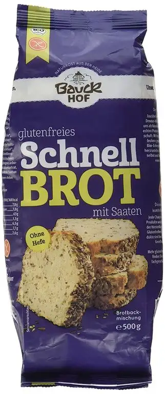 Bauckhof Schnellbrot glutenfrei, 500 g