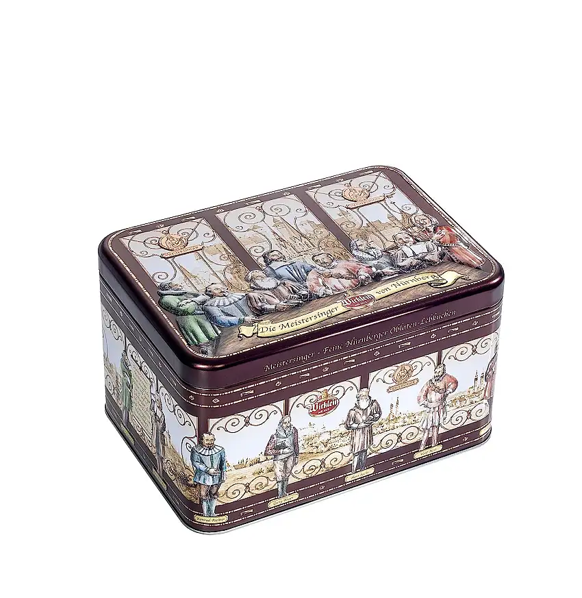 Wicklein Meistersinger Dose, gefüllt mit feinen Nürnberger Oblaten-Lebkuchen, 400 g