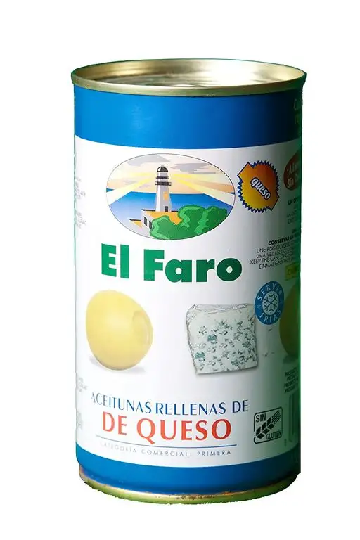 El Faro - Oliven mit Edelschimmelkäse gefüllt, Rellenas de Queso - 150g
